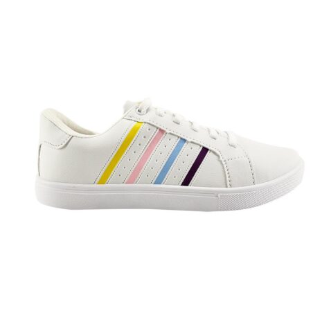 tênis feminino casual mendii BRANCO-COLORIDO