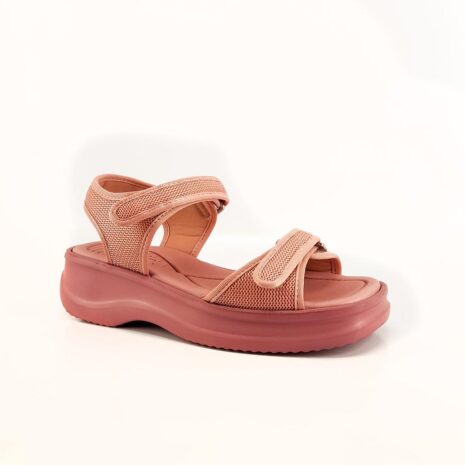 sandália feminina anabela azaléia NUDE ESCURO