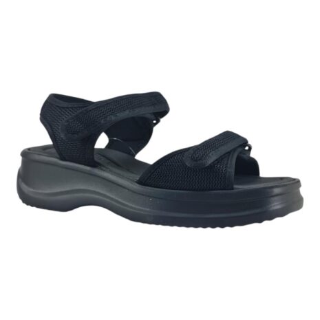 sandália feminina anabela azaléia PRETO