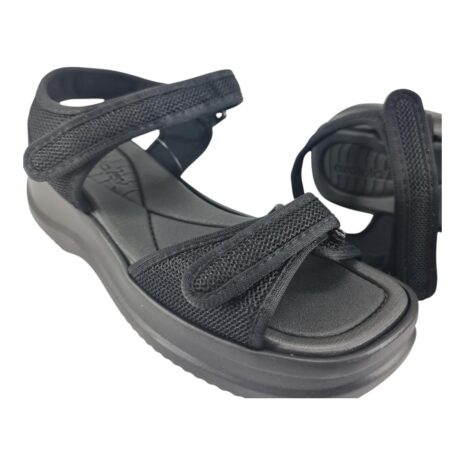 sandália feminina anabela azaléia PRETO