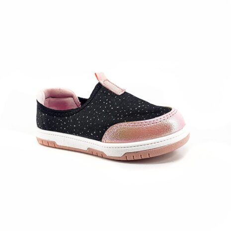 tênis infantil menina molekinha MULTI PRETO