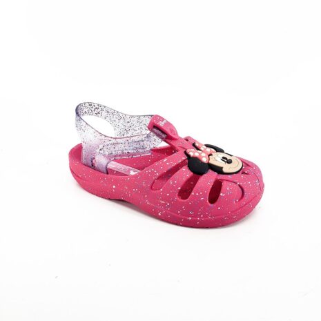 sandália infantil menina stitch grendene ROSA-LILAS