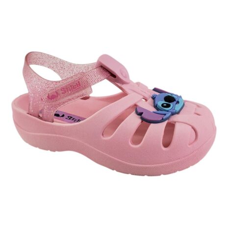 sandália infantil menina stitch grendene ROSA MEDIO