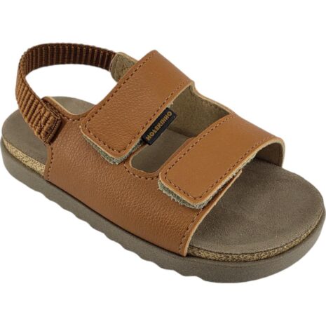 sandália infantil menino molekinho CAMEL