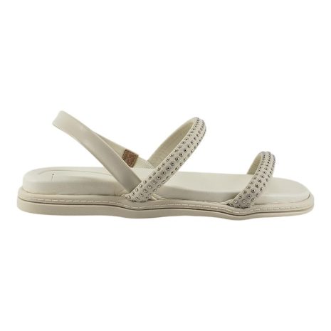 sandália feminina anabela beira rio BRANCO OFF