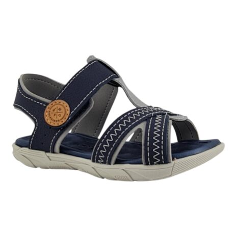 sandália infantil menino molekinho MARINHO-CINZA