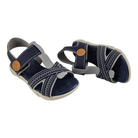sandália infantil menino molekinho MARINHO-CINZA