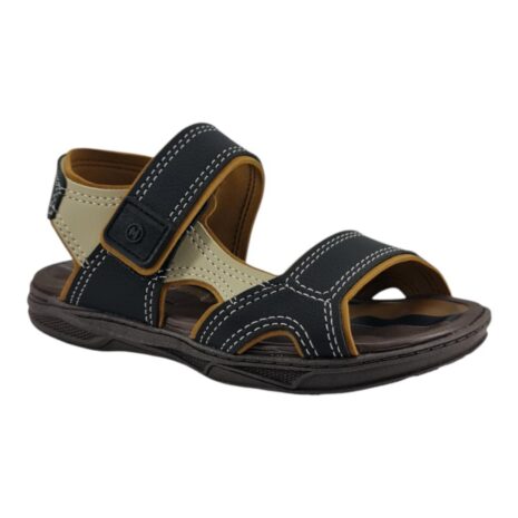 sandália infantil menino molekinho PRETO-AREIA