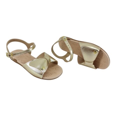 sandália infantil menina molekinha DOURADO