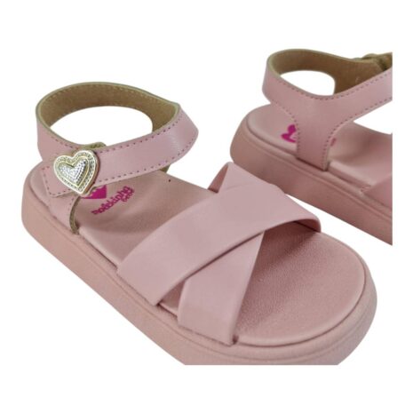 sandália infantil menina molekinha ROSA