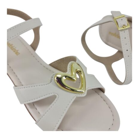 sandália infantil menina molekinha BRANCO OFF