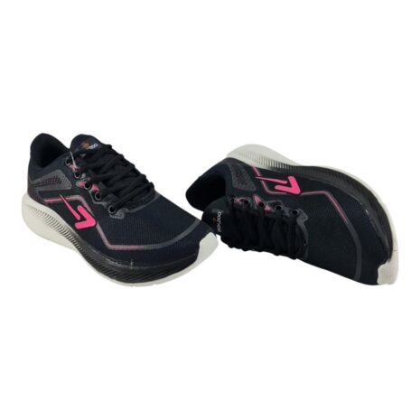 tênis jogging feminino box 200 OFF-PRETO