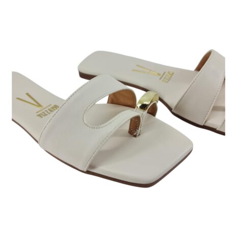 rasteira feminina vizzano BRANCO OFF