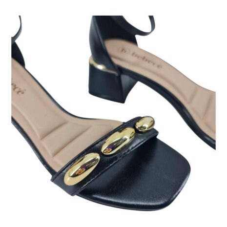 sandália feminina salto bebecê PRETO