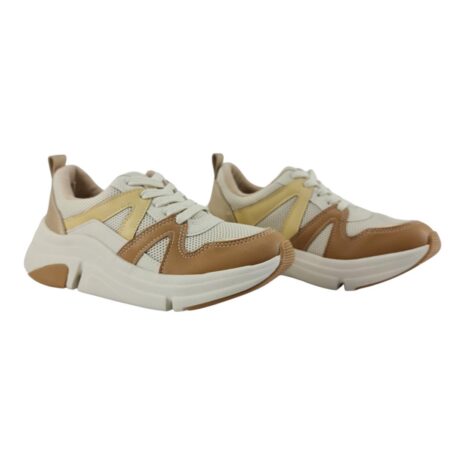 tênis feminino casual modare BRANCO OFF-TAN