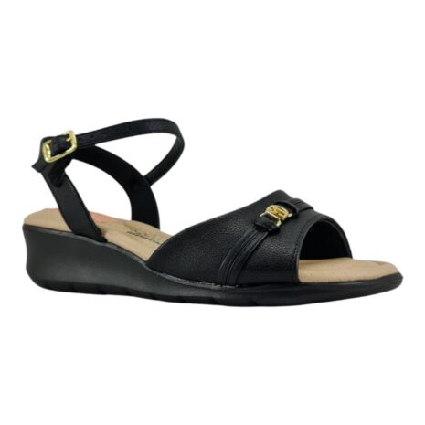 sandália feminina anabela modare PRETO