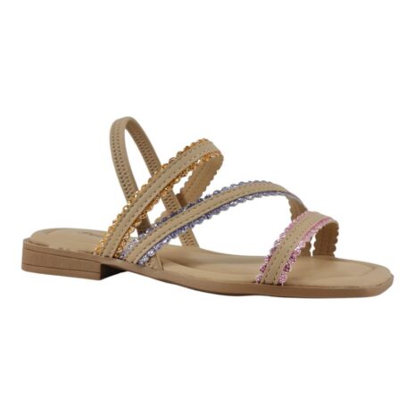 sandália infantil menina pink cats LILAS-LARANJA