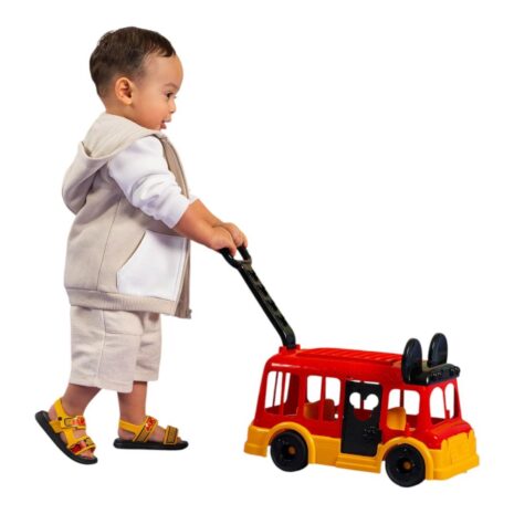 sandália infantil menina grendene com brinde mickey PRETO-AMARELO