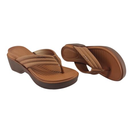 tamanco feminino azaléia MARROM PECAN