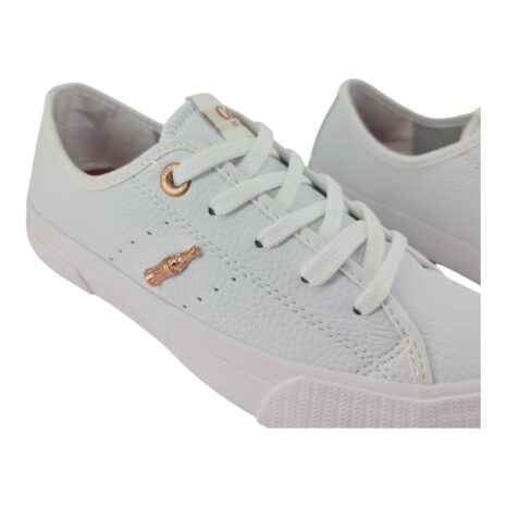 tênis feminino casual coca cola BRANCO-COBRE