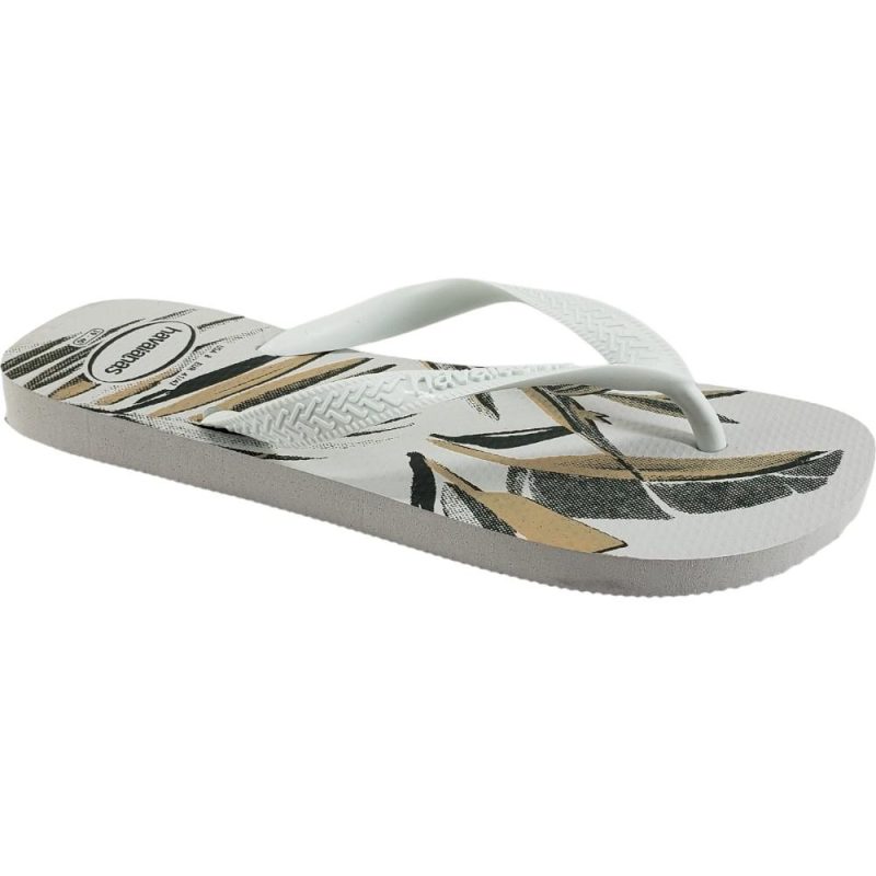 chinelo masculino havaianas aloha BRANCO-VERDE-OLIVA