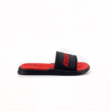 chinelo infantil menino mormaii PRETO-VERMELHO