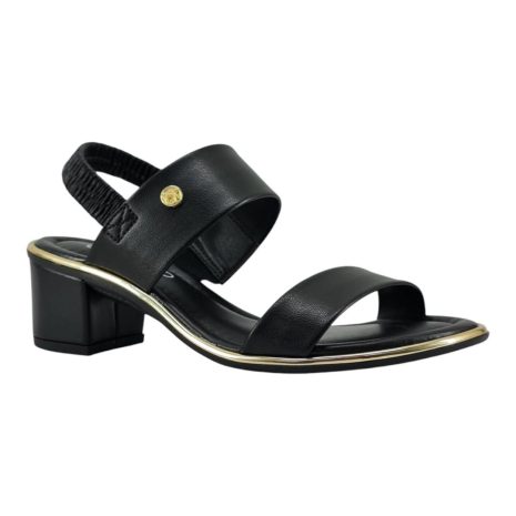 sandália feminina salto beira rio PRETO