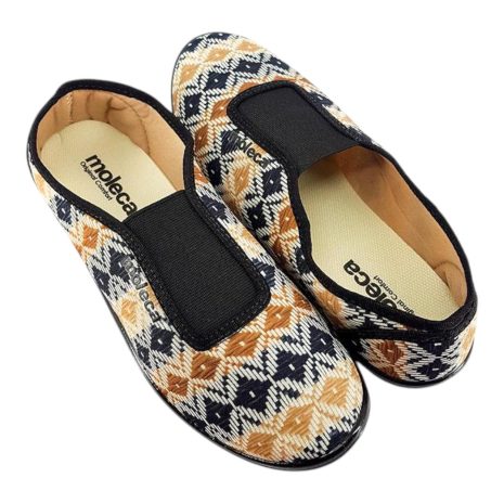 sapatilha feminina moleca MULTI PRETO-PRETO