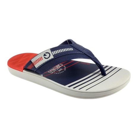 chinelo infantil menino cartago CINZA-AZUL