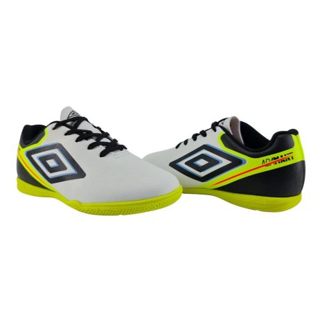 tênis indoor infantil menino umbro BRANCO-PRETO