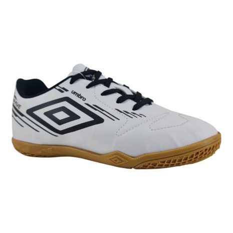 tênis indoor infantil umbro BRANCO-PRETO