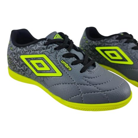 tênis indoor infantil menino umbro GRAFITE-PRETO