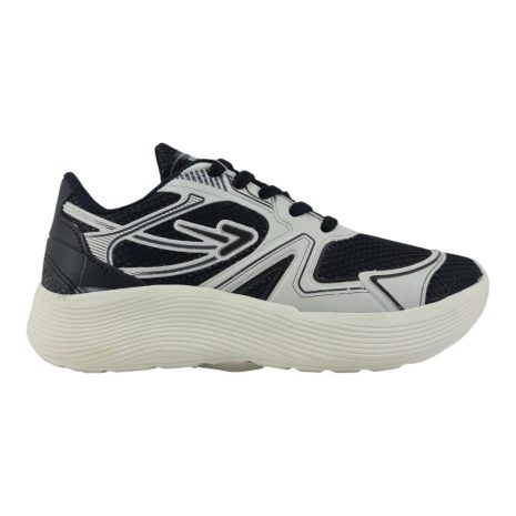 tênis jogging feminino box 200 OFF-CREME-PRETO