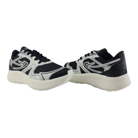 tênis jogging feminino box 200 OFF-CREME-PRETO