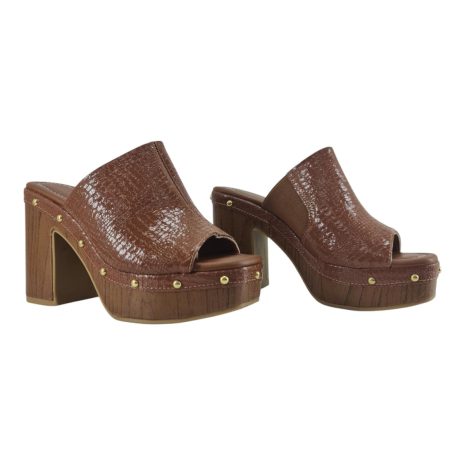 tamanco feminino vizzano MOCCA-CAMEL