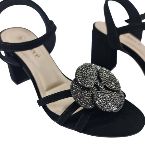 sandália feminina salto bebecê PRETO