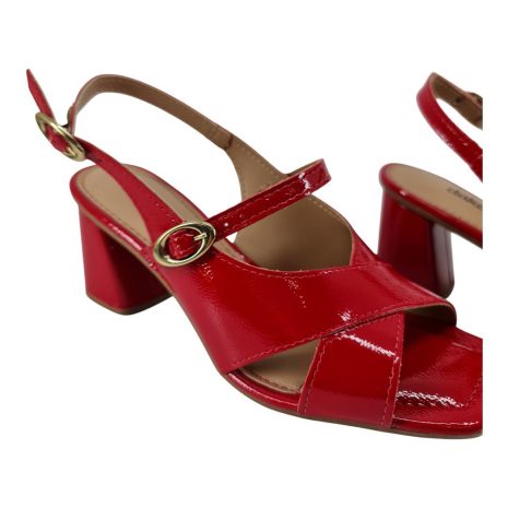 sandália feminina salto dakota VERMELHO