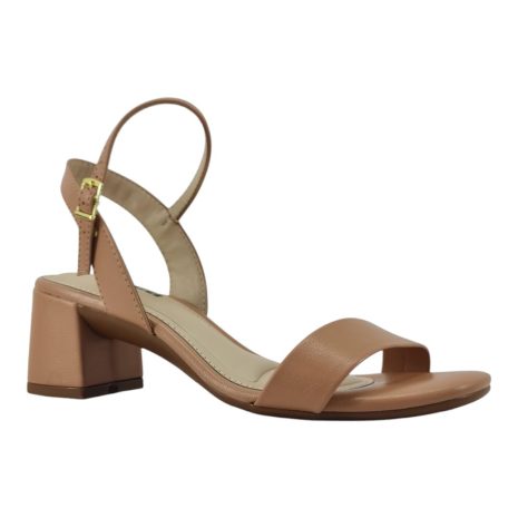 sandália feminina salto moleca NUDE