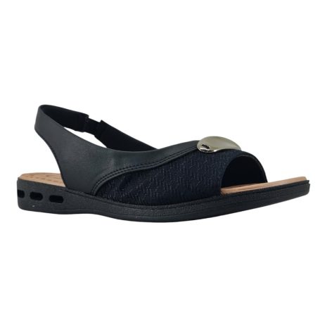 sandália feminina anabela campesi PRETO