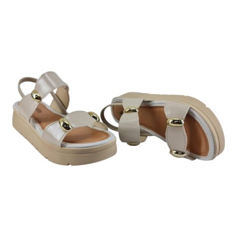 sandália feminina anabela mississipi MARFIM