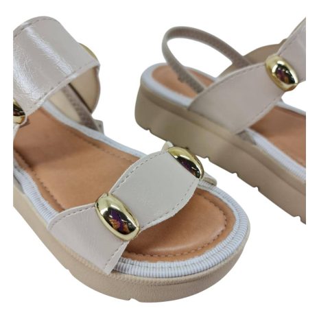 sandália feminina anabela mississipi MARFIM