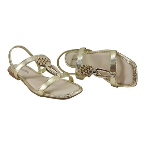 sandália feminina rasteira mississipi CHAMPAGNE