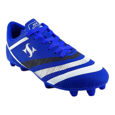 chuteira campo new styllus ROYAL-PRATA