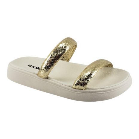 tamanco papete feminina moleca DOURADO