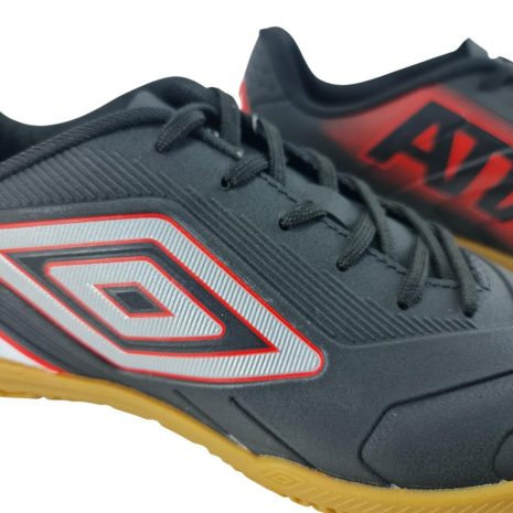tênis futsal masculino umbro PRETO-BRANCO-CINZA