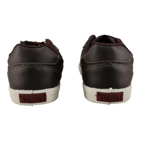 sapatênis masculino star feet MARROM