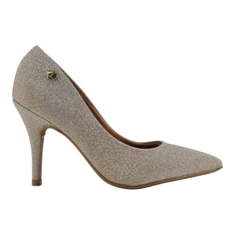 sapato scarpin feminino vizzano DOURADO