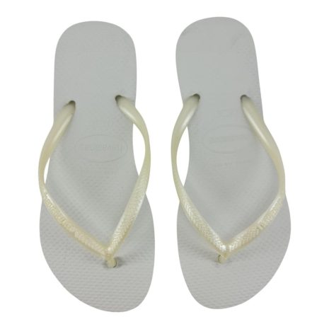 chinelo slim feminino havaianas BRANCO