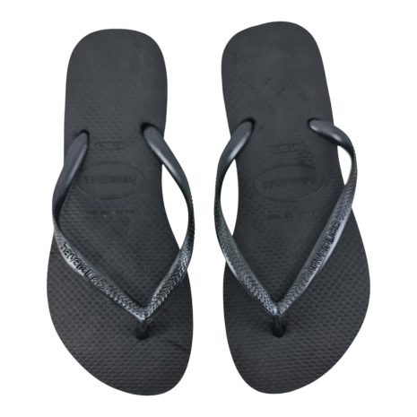 chinelo slim feminino havaianas PRETO