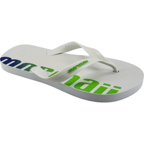 chinelo masculino mormaii BRANCO-VERDE